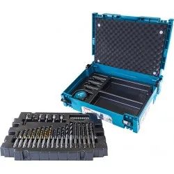 MAKITA B-69478 - 65-delni set Makpac svedrov in vijačnih nastavkov za SDS-PLUS vrtalna kladiva