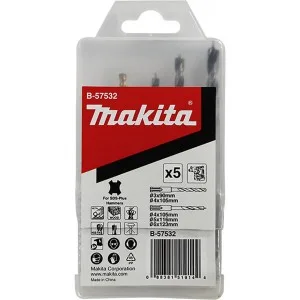 MAKITA B-57532 - 5-delni set svedrov za kovino in les, SDS-Plus