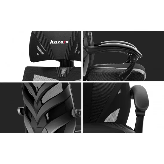 HUZARO HZ-Combat 5.0 Black - Gaming stol črn