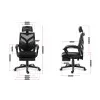 HUZARO HZ-Combat 5.0 Black - Gaming stol črn