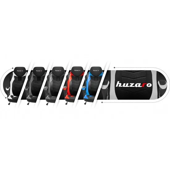 HUZARO HZ-Force 2.5 White Mesh - Gaming stol bel