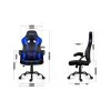 HUZARO HZ-Force 3.1 Blue - Gaming stol moder