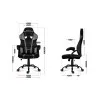 HUZARO HZ-Force 3.1 Grey Mesh - Gaming stol siv
