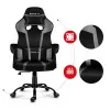 HUZARO HZ-Force 3.1 Grey Mesh - Gaming stol siv