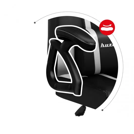 HUZARO HZ-Force 3.1 White - Gaming stol bel