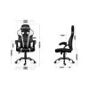 HUZARO HZ-Force 3.1 White - Gaming stol bel