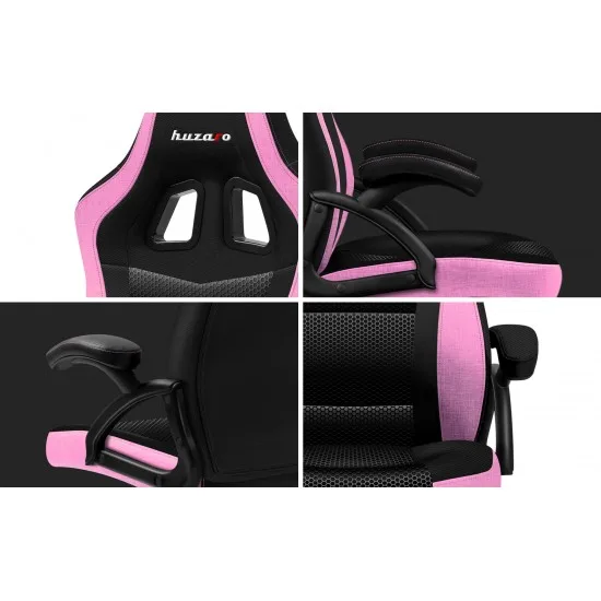 HUZARO HZ-Force 4.2 Pink Mesh - Gaming stol roza