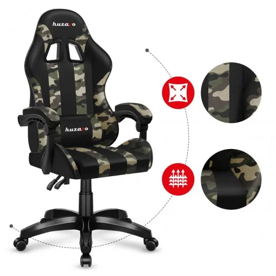 HUZARO HZ-Force 4.5 Camo Mesh - Gaming stol camo