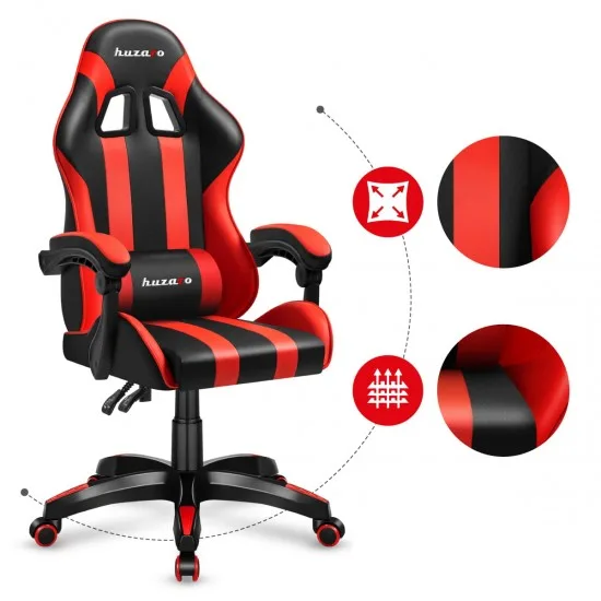 HUZARO HZ-Force 4.5 Red - Gaming stol rdeč