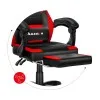 HUZARO HZ-Force 5.3 Red Mesh - Gaming stol rdeč