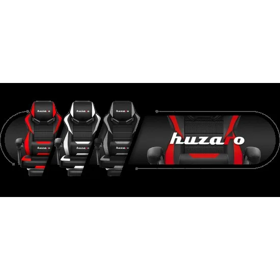 HUZARO HZ-Force 5.3 Red Mesh - Gaming stol rdeč