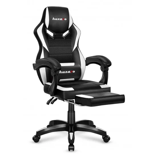 HUZARO HZ-Force 5.3 White Mesh - Gaming stol bel