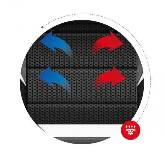 HUZARO HZ-Force 5.3 White Mesh - Gaming stol bel