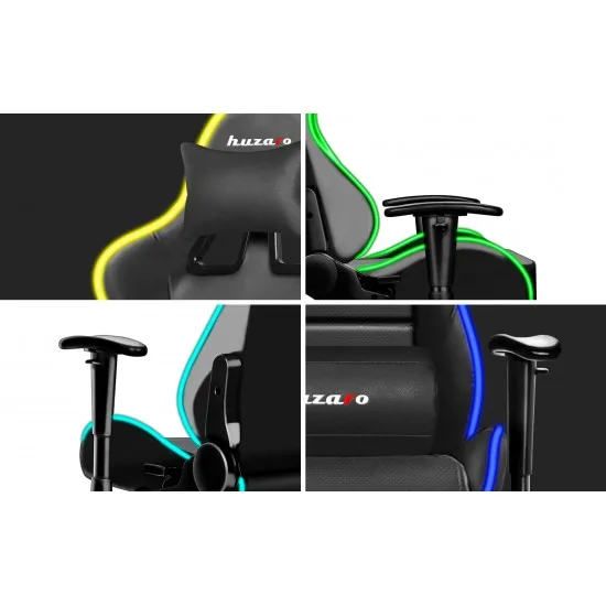 HUZARO HZ-Force 6.0 RGB - Gaming stol led rgb