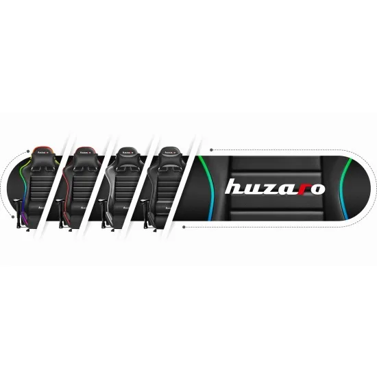 HUZARO HZ-Force 6.0 RGB - Gaming stol led rgb