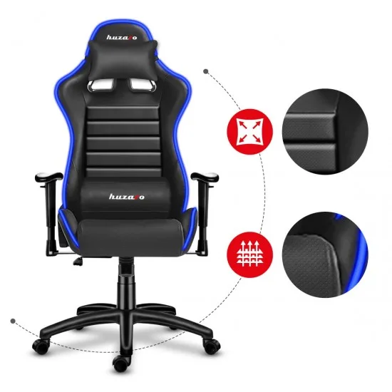 HUZARO HZ-Force 6.0 RGB - Gaming stol led rgb