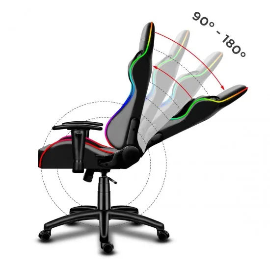 HUZARO HZ-Force 6.0 RGB - Gaming stol led rgb