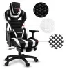 HUZARO HZ-Force 7.5 White Mesh - Gaming stol bel
