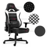 HUZARO HZ-Force 7.7 White Mesh - Gaming stol bel