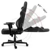 HUZARO HZ-Force 7.7 White Mesh - Gaming stol bel