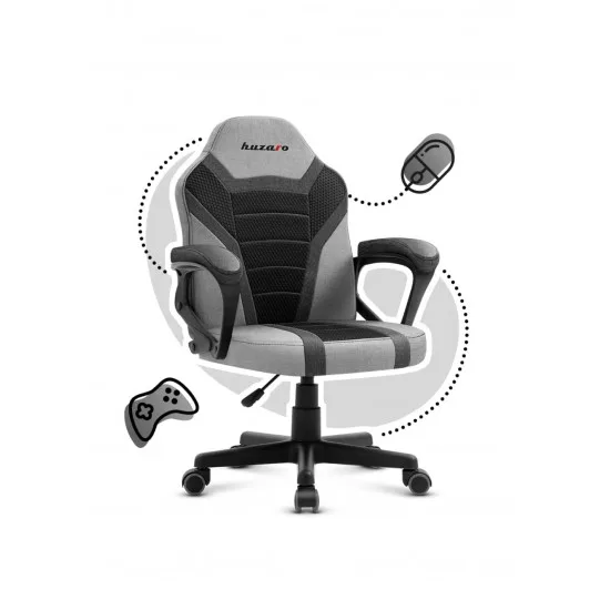 HUZARO HZ-Ranger 1.0 Grey Mesh - Gaming stol siv