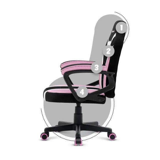 HUZARO HZ-Ranger 1.0 Pink Mesh - Gaming stol roza