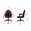 HUZARO HZ-Ranger 1.0 Red Mesh - Gaming stol rdeč