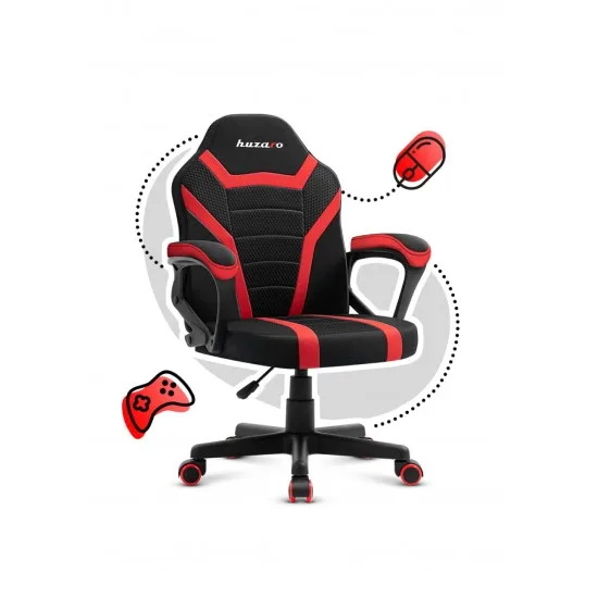 HUZARO HZ-Ranger 1.0 Red Mesh - Gaming stol rdeč