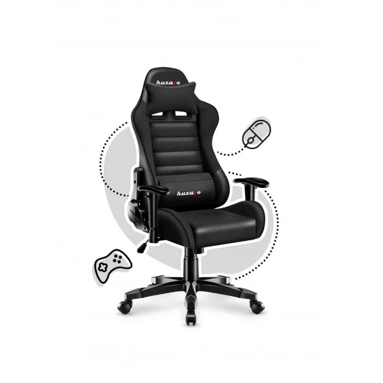 HUZARO HZ-Ranger 6.0 Black - Gaming stol črn
