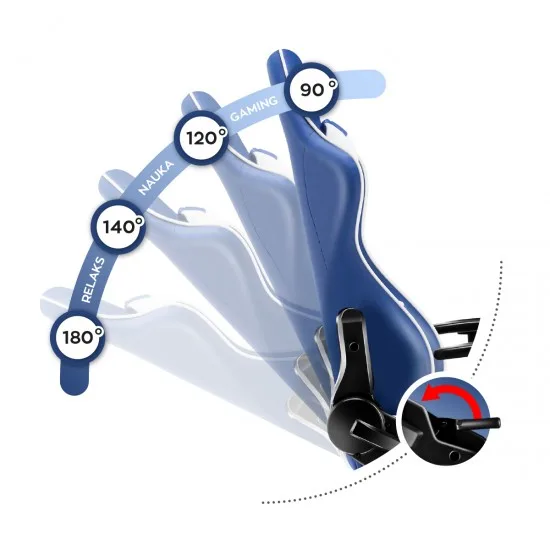 HUZARO HZ-Ranger 6.0 Blue - Gaming stol moder