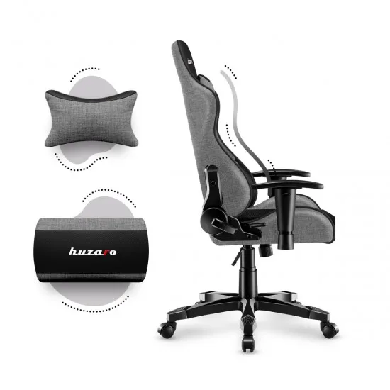 HUZARO HZ-Ranger 6.0 Grey Mesh - Gaming stol siv