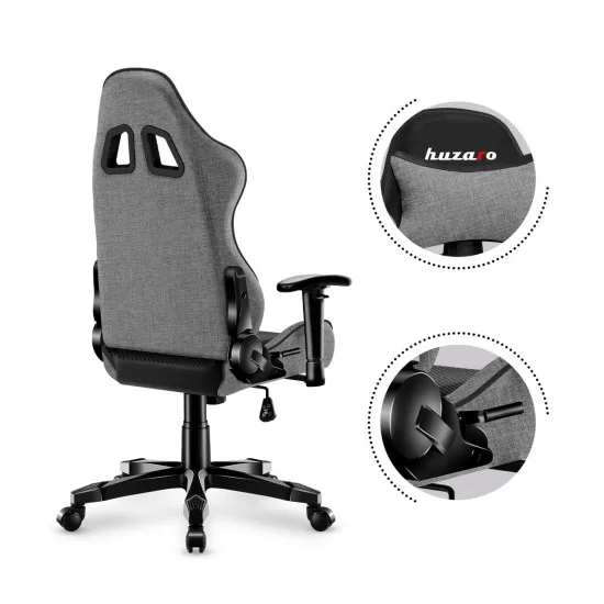 HUZARO HZ-Ranger 6.0 Grey Mesh - Gaming stol siv