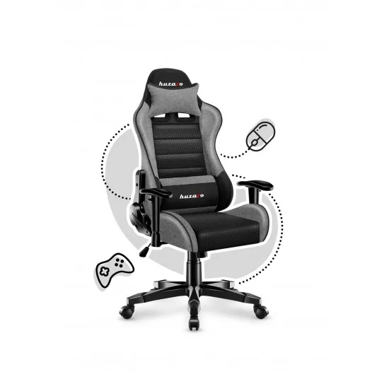 HUZARO HZ-Ranger 6.0 Grey Mesh - Gaming stol siv