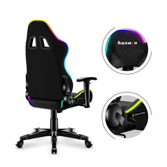 HUZARO HZ-Ranger 6.0 RGB Mesh - Gaming stol led rgb