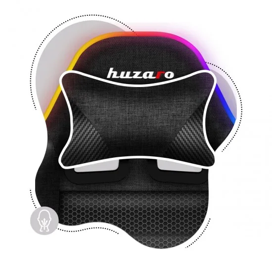 HUZARO HZ-Ranger 6.0 RGB Mesh - Gaming stol led rgb