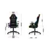HUZARO HZ-Ranger 6.0 RGB Mesh - Gaming stol led rgb