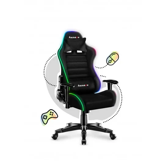 HUZARO HZ-Ranger 6.0 RGB Mesh - Gaming stol led rgb