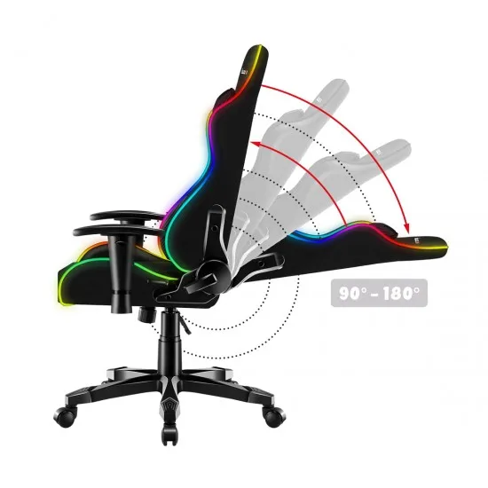 HUZARO HZ-Ranger 6.0 RGB Mesh - Gaming stol led rgb