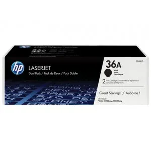 HP CB436AD (črna) dvojno pakiranje - Original toner