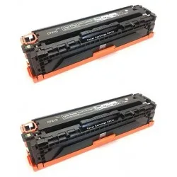 HP CC530A 304A2K (črna) dvojno pakiranje - Kompatibilen toner
