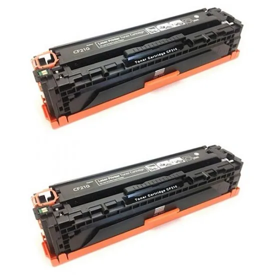 HP CC530A 304A2K (črna) dvojno pakiranje - Kompatibilen toner
