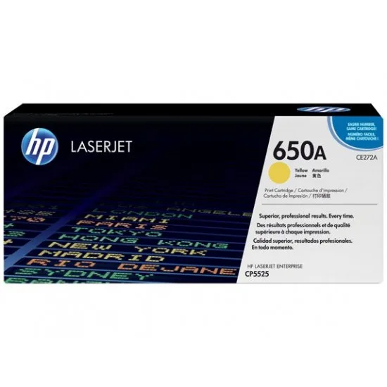 HP CE272A 650A (rumena) - Original toner