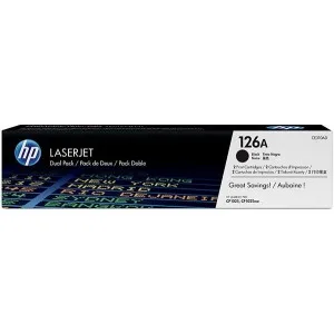 HP CE310AD 126A (črna) dvojno pakiranje - Original toner