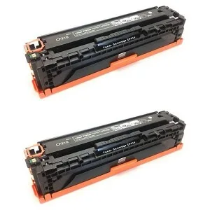 HP CE320A - 128A2K (črna) dvojno pakiranje - Kompatibilen komplet tonerjev