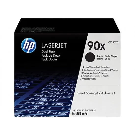 HP CE390XD (črna) dvojno pakiranje - Original toner
