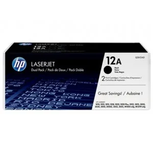 HP Q2612AD (črna) dvojno pakiranje - Original toner