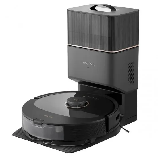 ROBOROCK Q8 MAX+ črna - Robotski sesalnik s samopraznilno postajo
