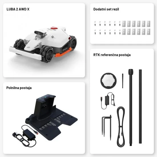 LUBA 2 10000 X AWD - Robotska Kosilnica