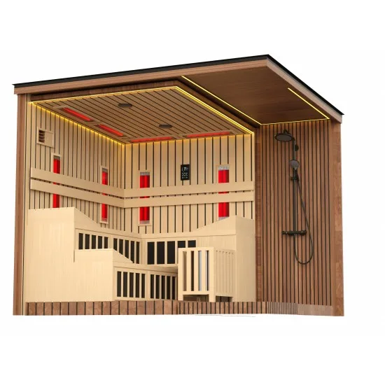 JJSPA ZEN CUBE HYBRID ELEGANCE - Zunanja kombinirana savna