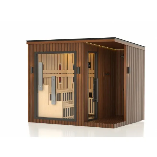 JJSPA ZEN CUBE HYBRID ELEGANCE - Zunanja kombinirana savna